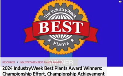 HindlePower Earns 2024 IndustryWeek Best Plants Award