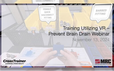 Training Utilizing VR – Prevent Brain Drain